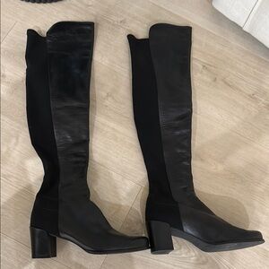 Stuart Weitzman Black Over the Knee Boots